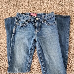 Old Navy Girls Classic Blue Boot Cut Jeans